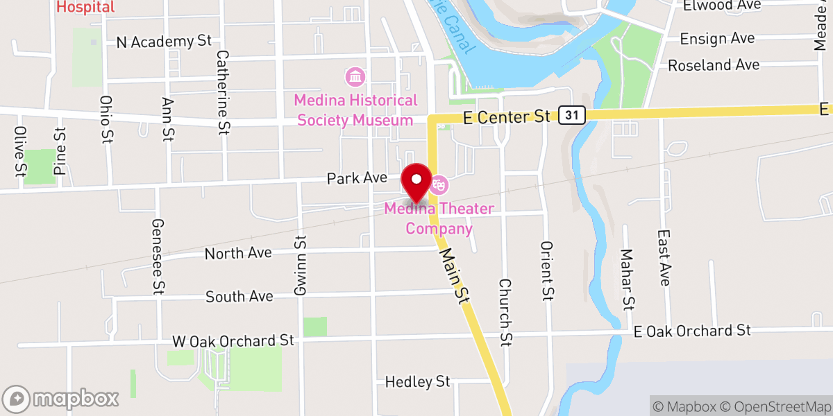 Map showing location of Community Christian Center