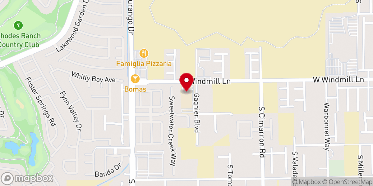 Map showing location of Woori Joeun Church of Las Vegas