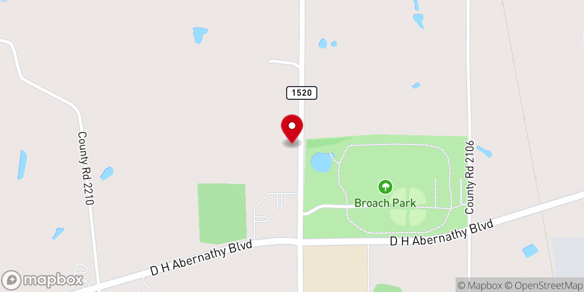 Map showing location of Fellowship Missionary Baptist