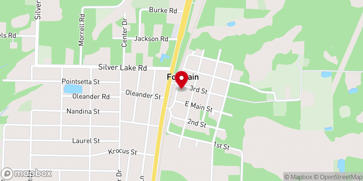 Map showing location of Lighthouse Evangelism Church