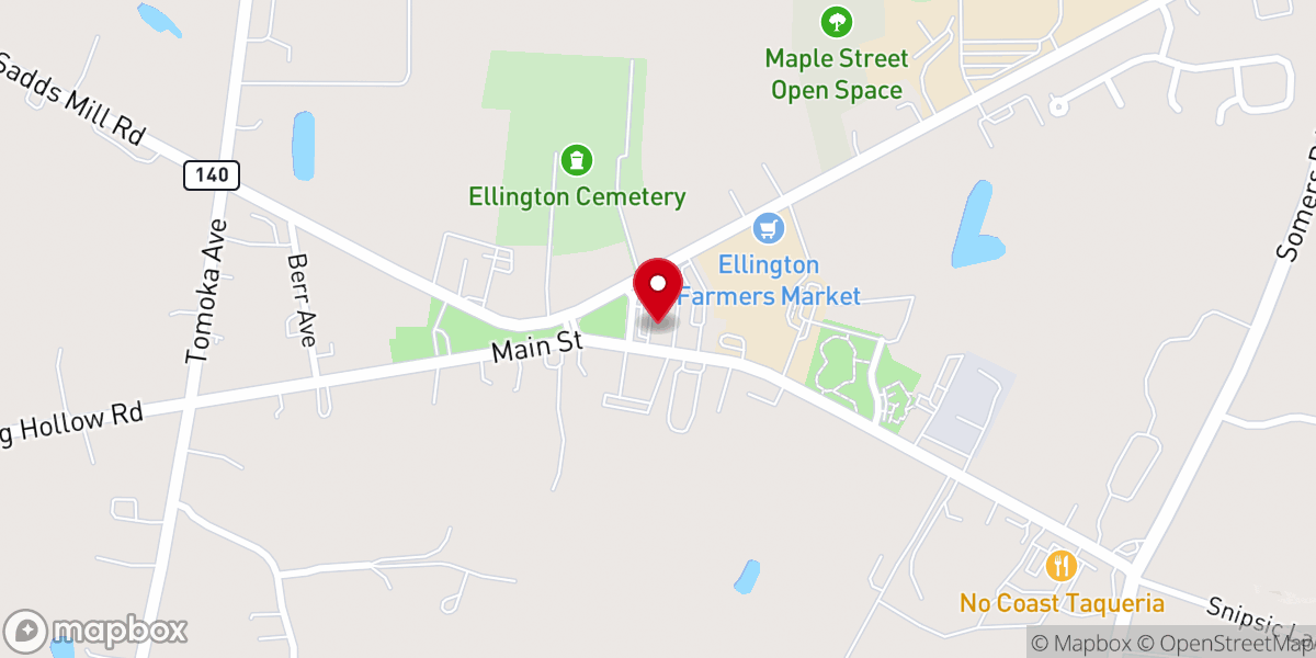 Map showing location of United States Postal Service