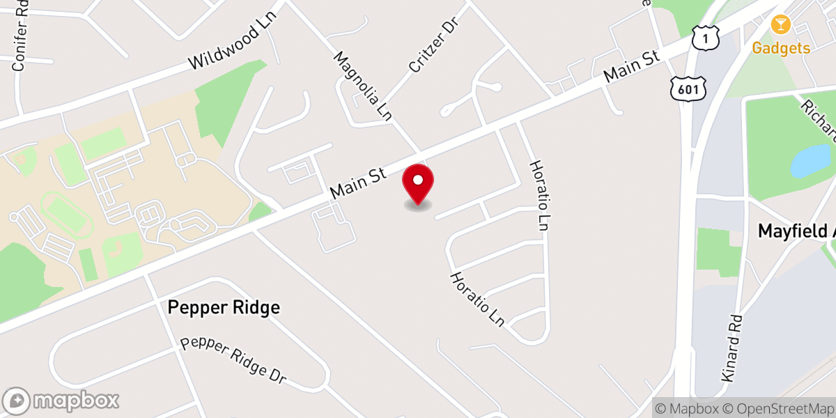 Map showing location of Crossway