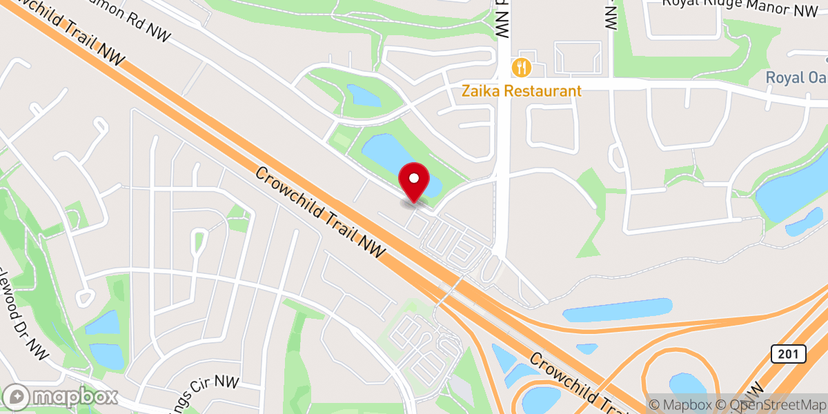 Map showing location of Journey Church