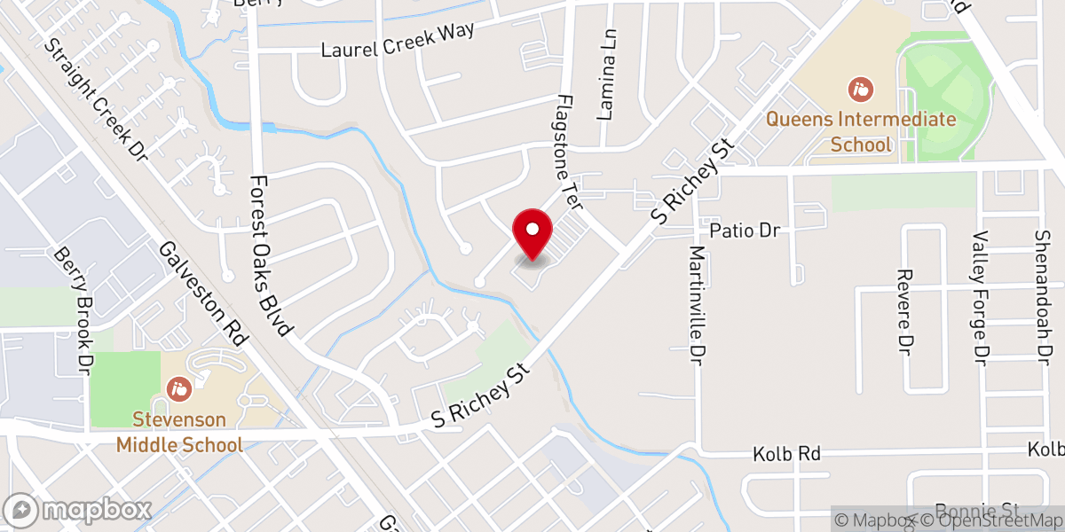 Map showing location of Elim Church