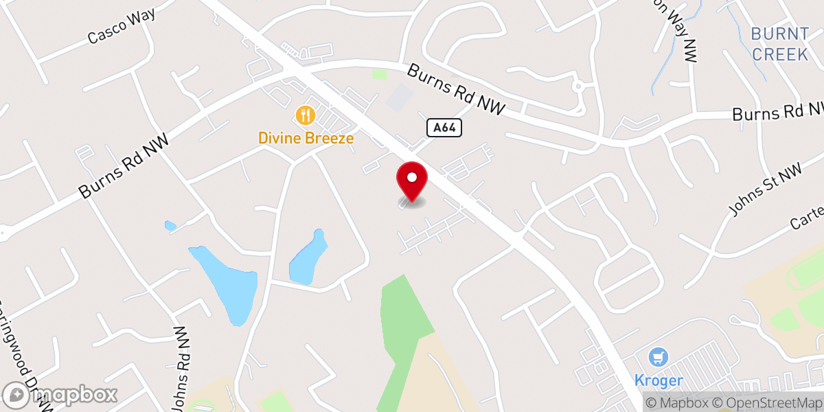 Map showing location of Resurrection Bapt Church