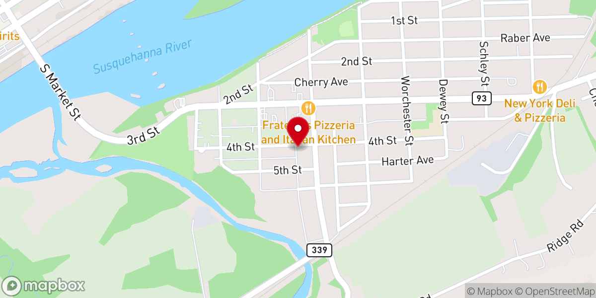 Map showing location of Leigey Brenda