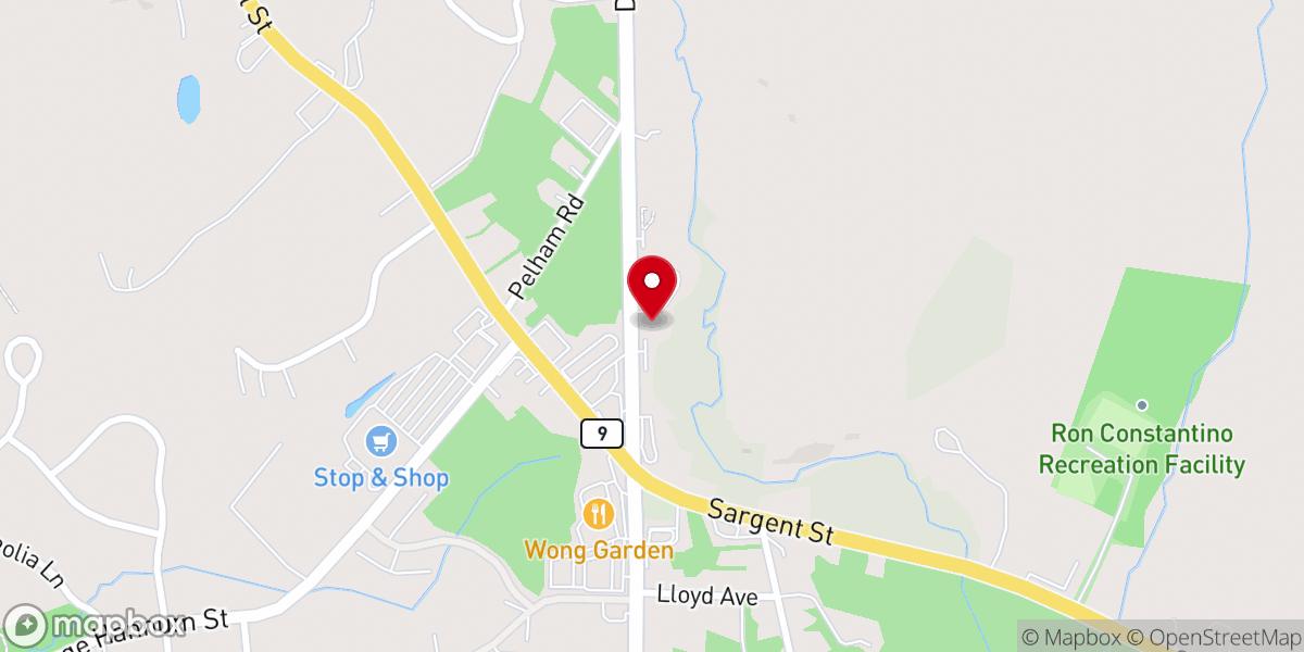 Map showing location of Window World of Western Massachusetts