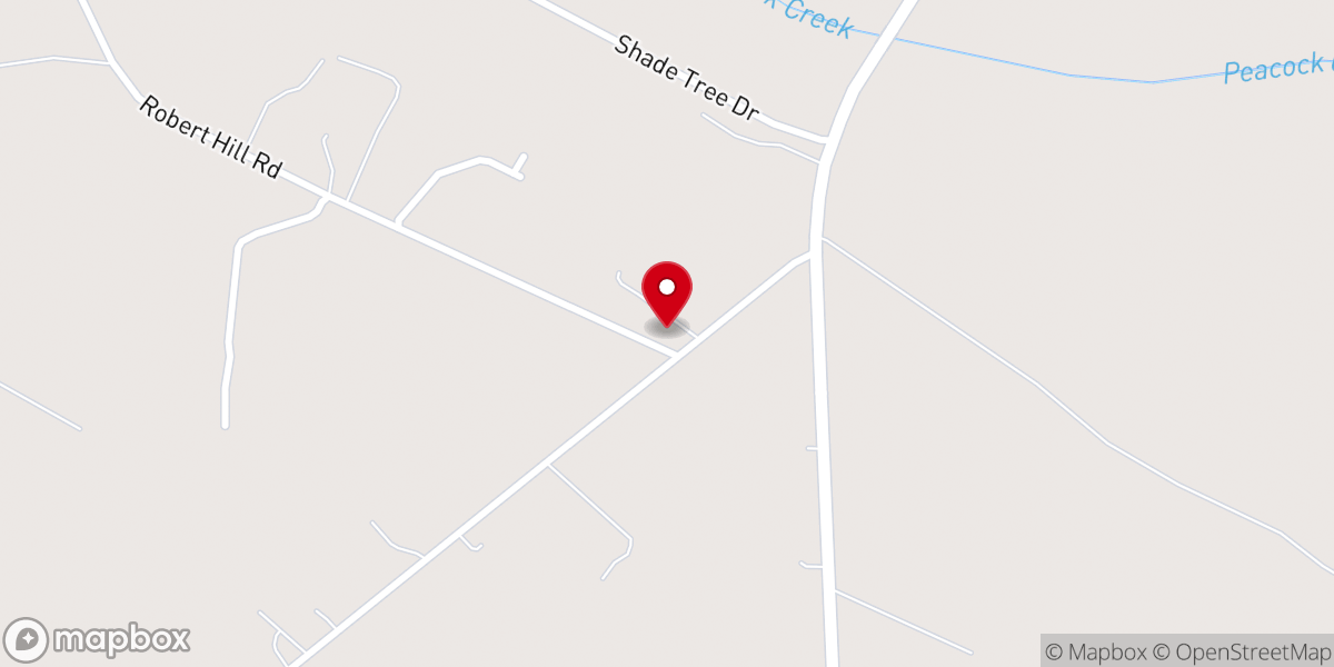 Map showing location of True Born Holiness Church