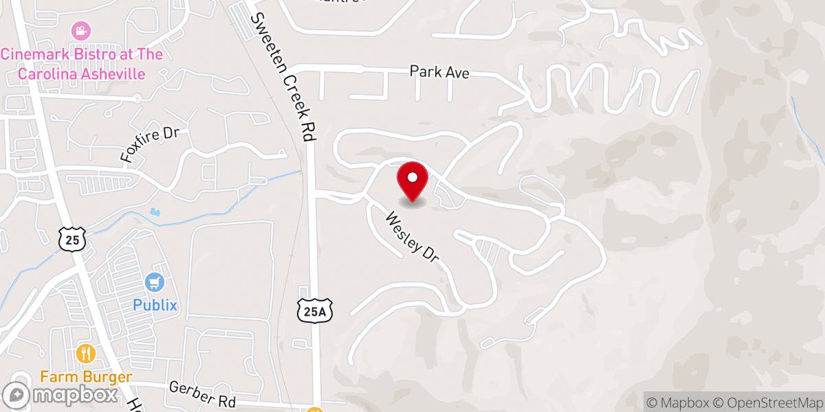 Map showing location of Forgiven I Serve Him Inc
