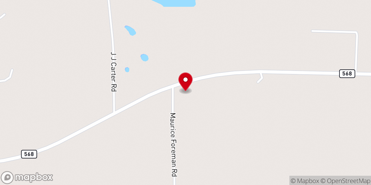 Map showing location of Mizpeh Full Gospel Church