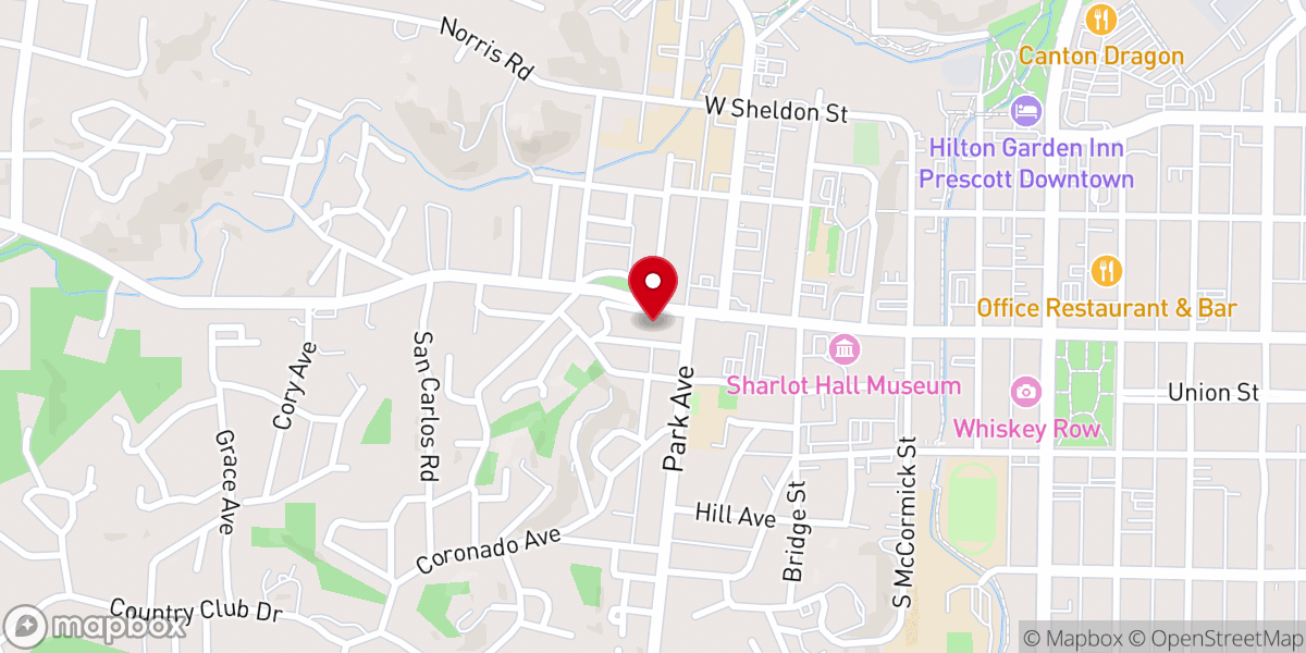 Map showing location of St George Orthodox Church