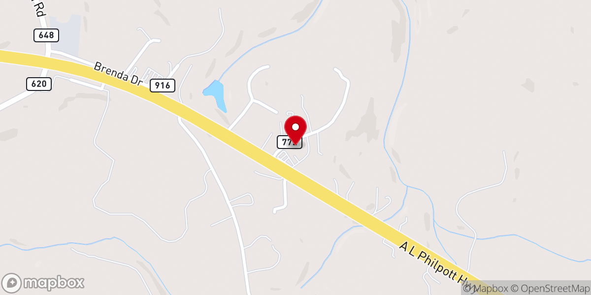 Map showing location of The Virginia Baptist State Convention, Inc.