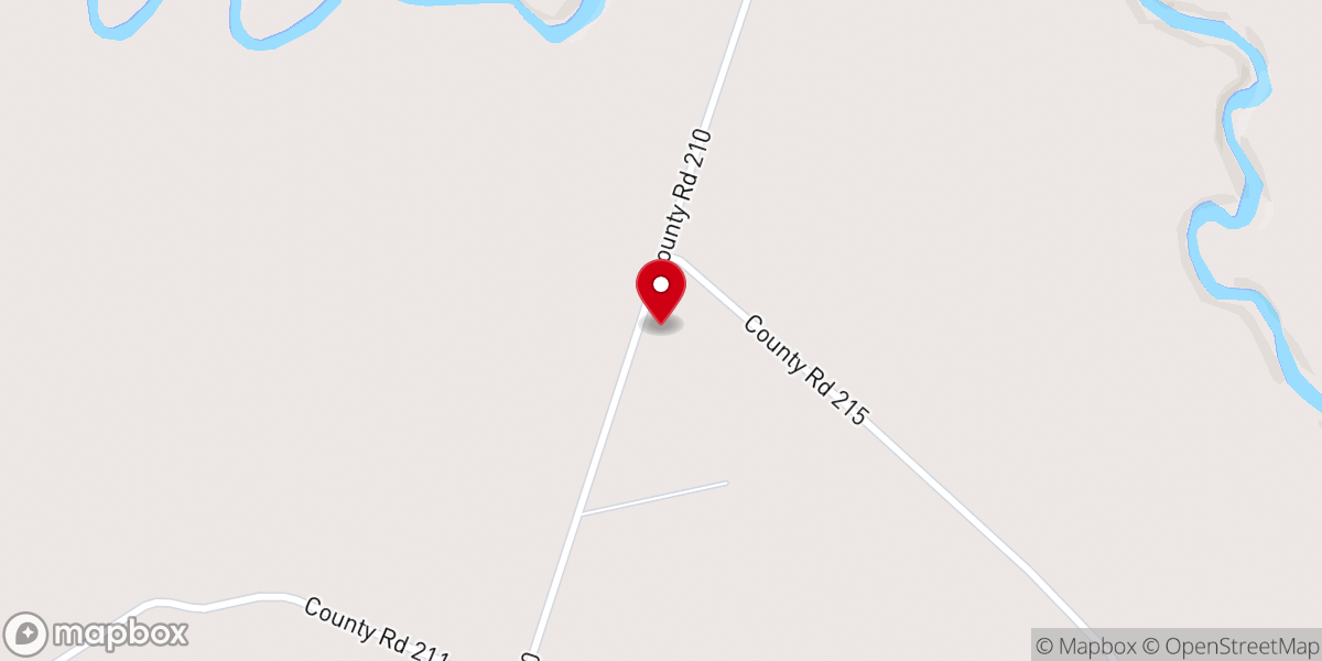 Map showing location of Providence Baptist Church
