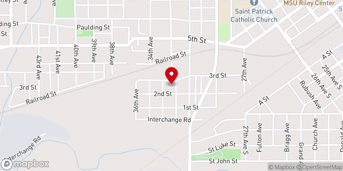 Map showing location of Mt Bethel Baptist Church