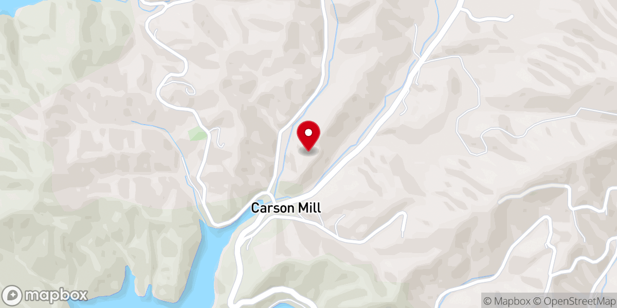 Map showing location of Mount Zion Church