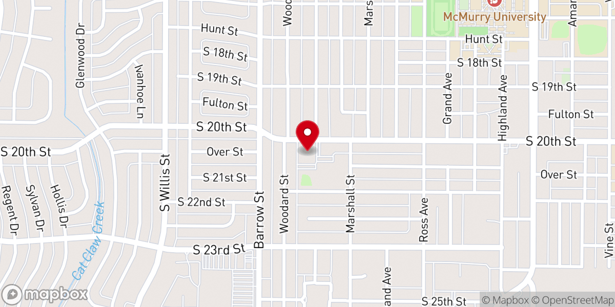 Map showing location of Southwest Park Baptist Church