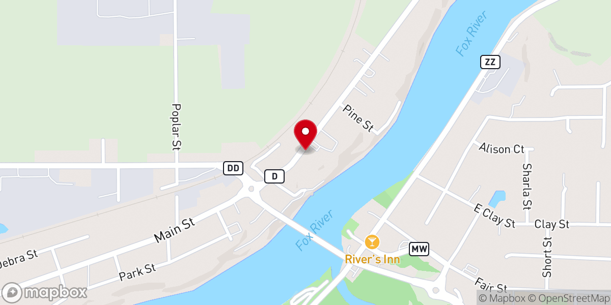 Map showing location of St. Clare Parish - Wrightstown Campus
