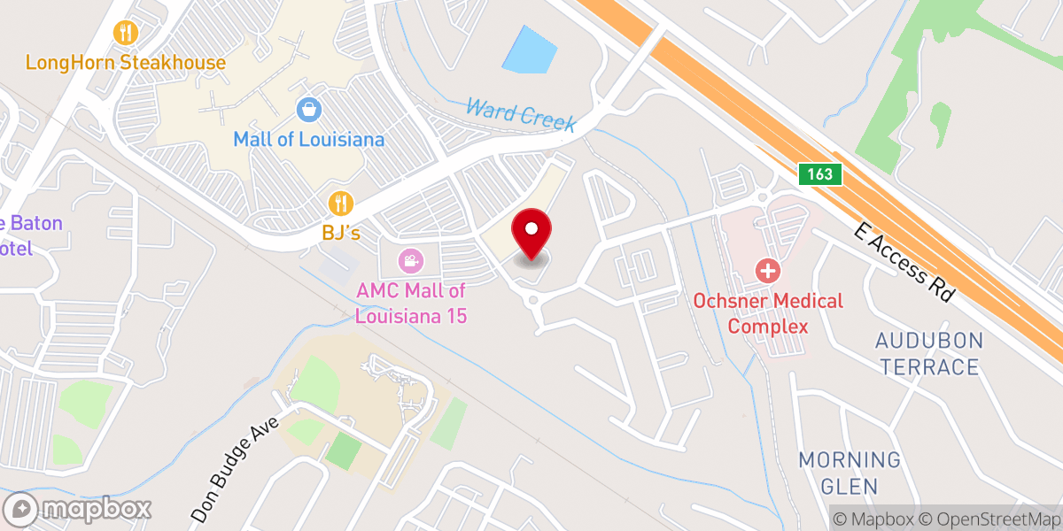 Map showing location of Sky Zone Trampoline Park
