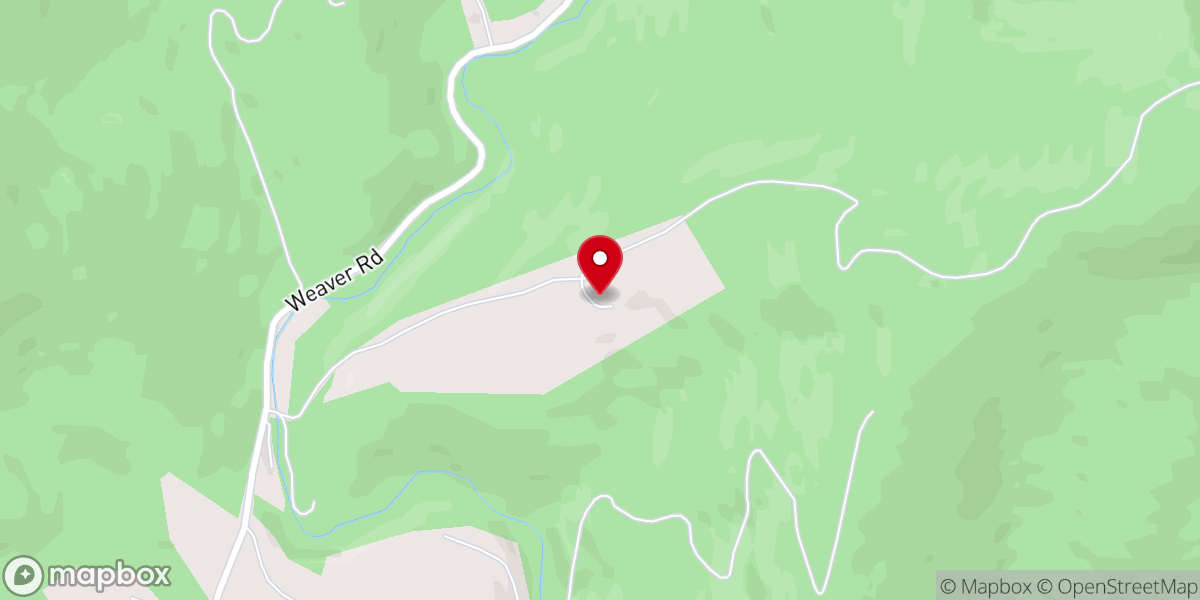 Map showing location of Mountaintop Ranch