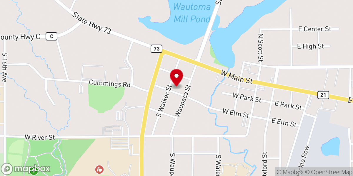Map showing location of BETHEL BIBLE CHURCH
