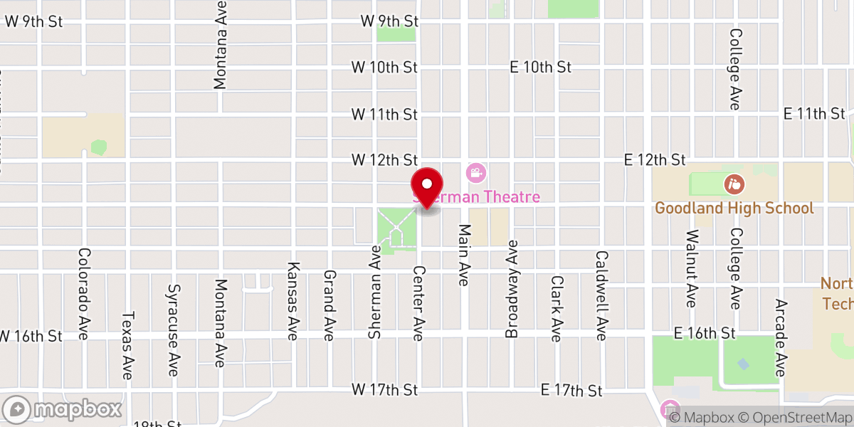 Map showing location of St Pauls Episcopal Church
