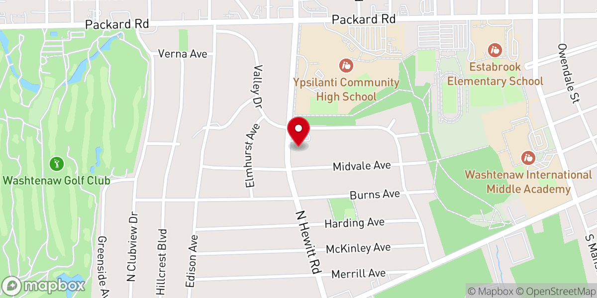 Map showing location of Grace Romanian Church