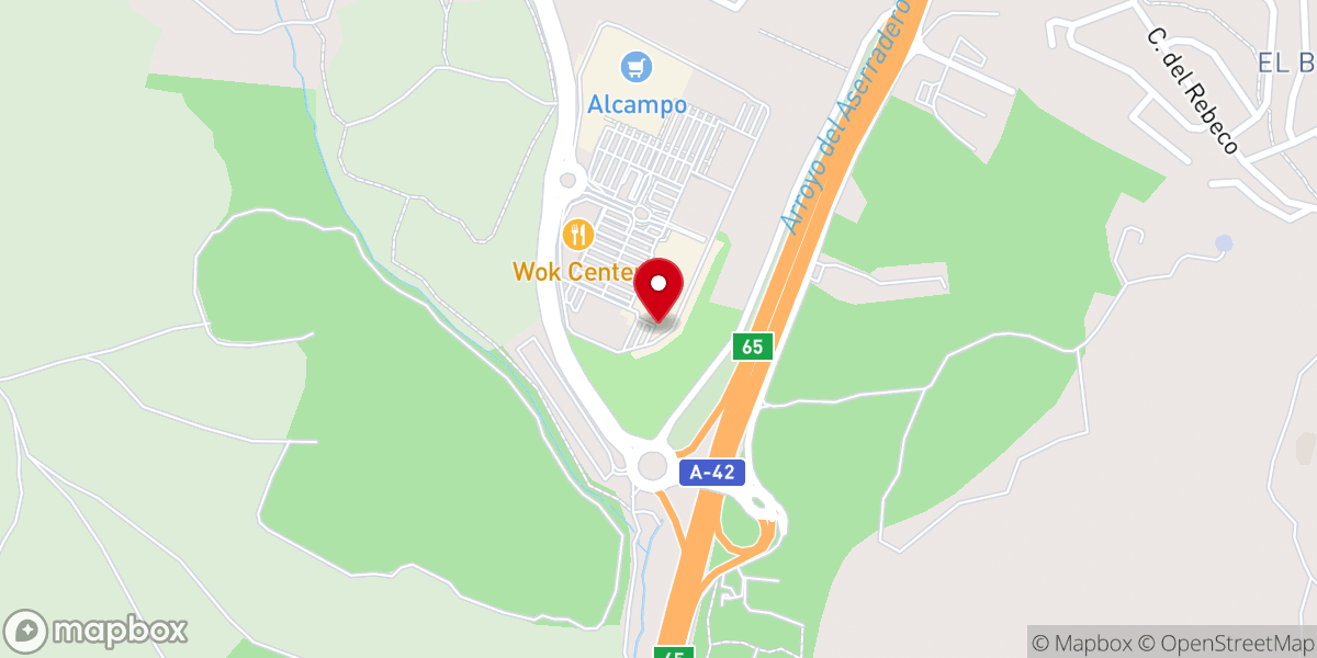 Map showing location of La Abadía, Toledo