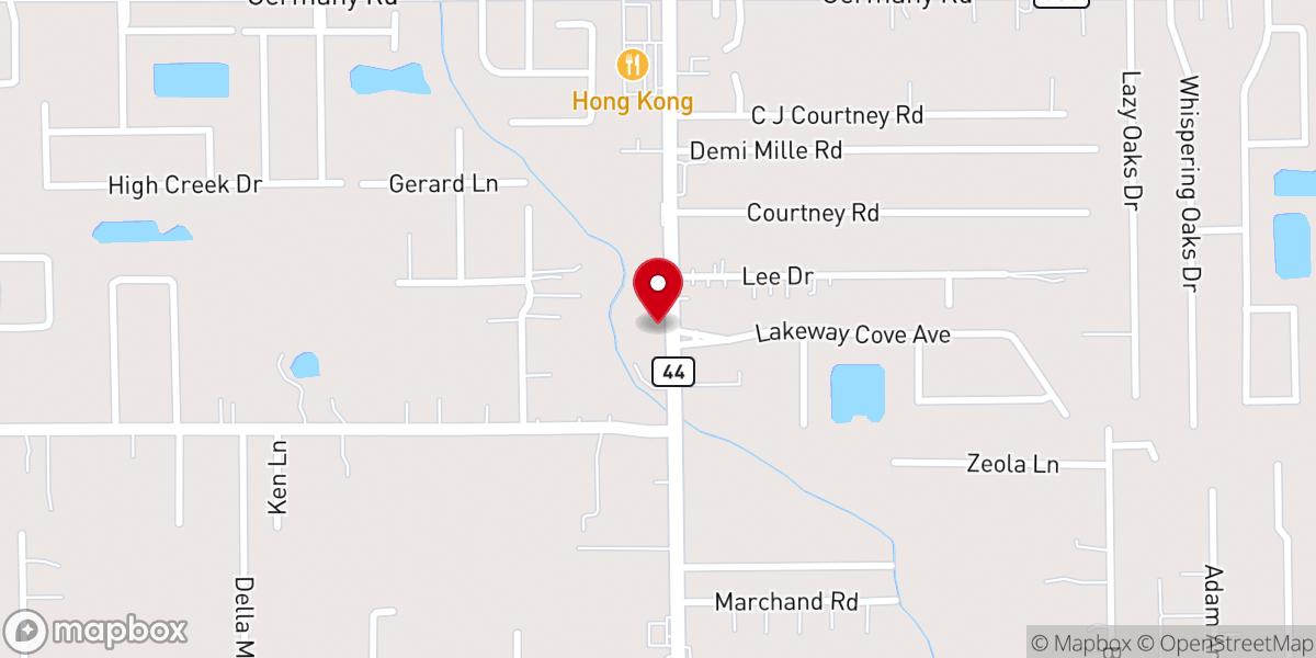 Map showing location of First Apostolic Church