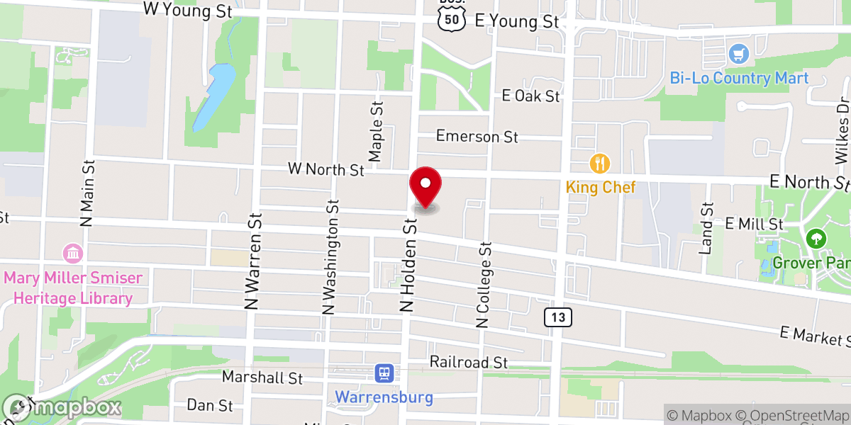 Map showing location of Christian Life Center