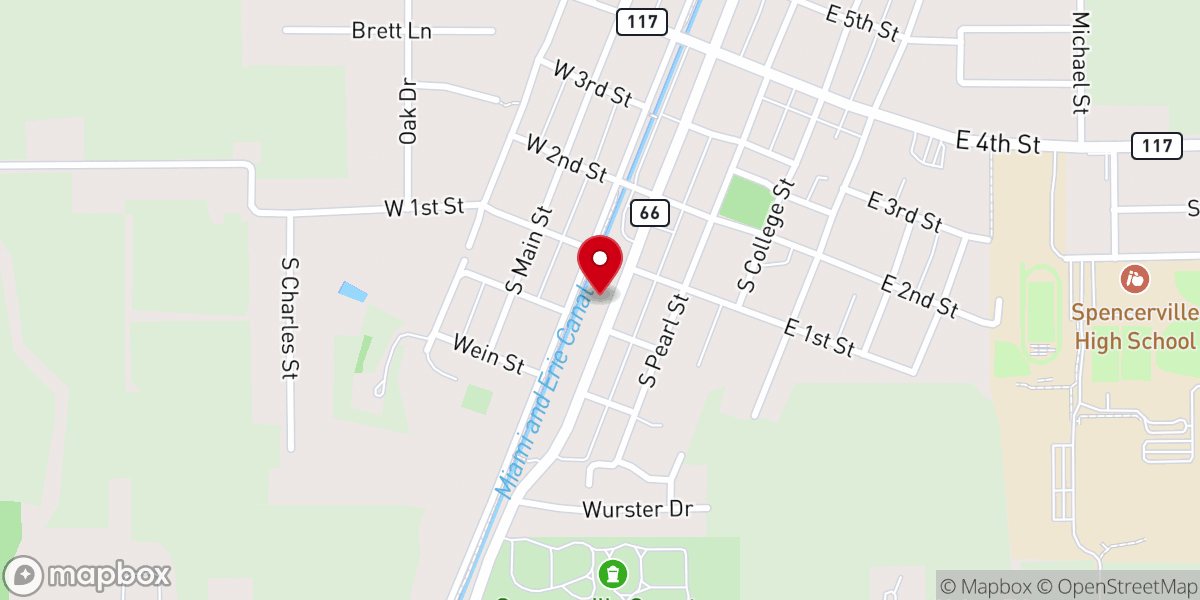 Map showing location of Agape Fellowship Ministries