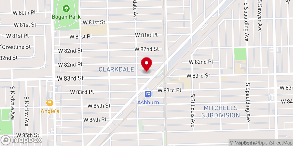 Map showing location of Tree of Life Church & Mission