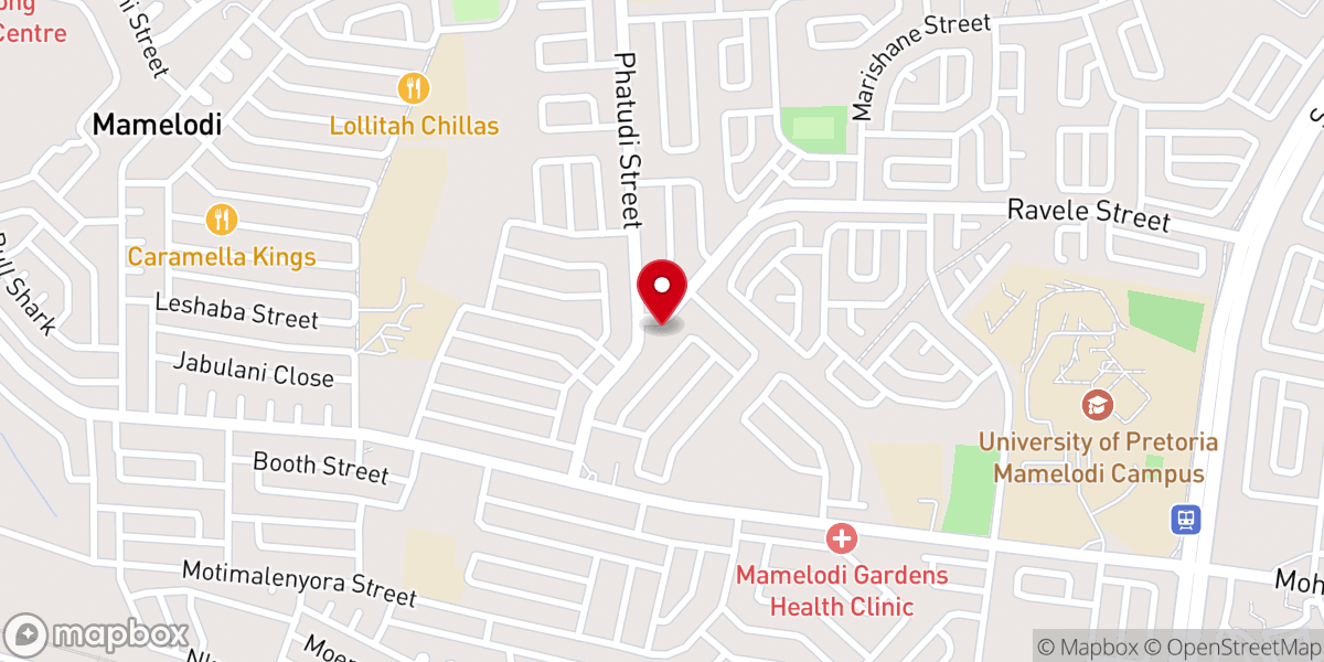 Map showing location of The Old Apostolic Church(OAC)