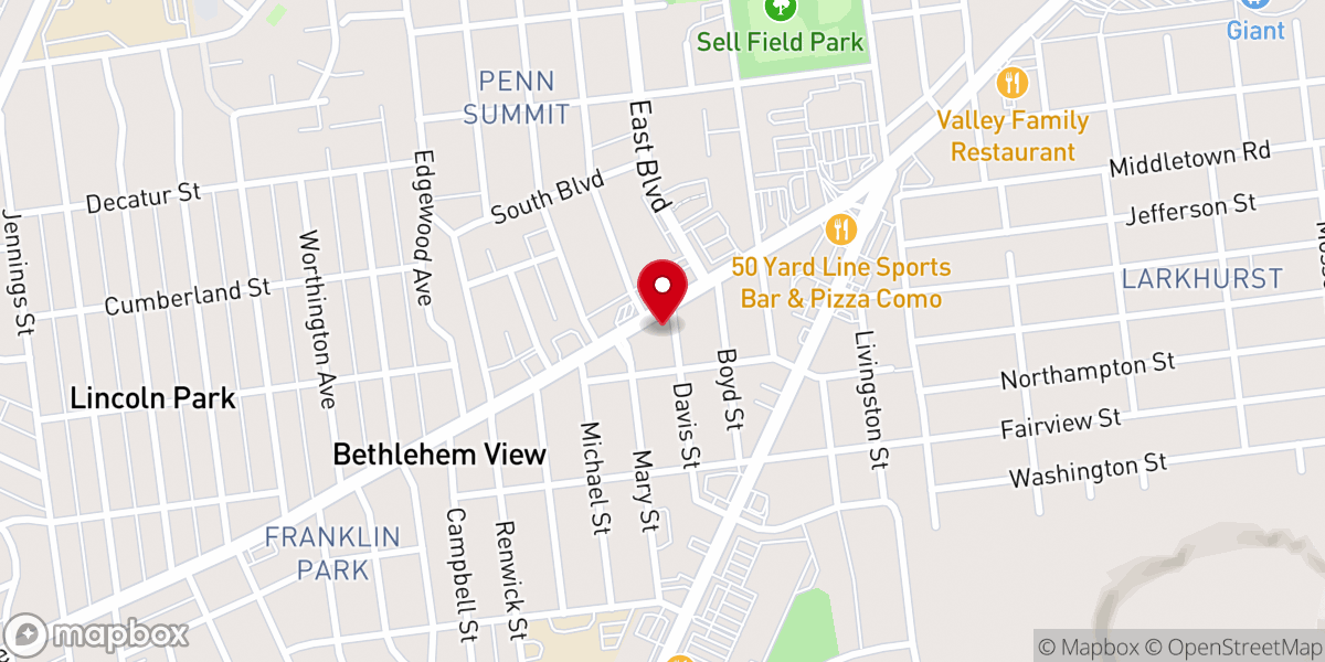Map showing location of Iglesia Jesus Fuente de Vida