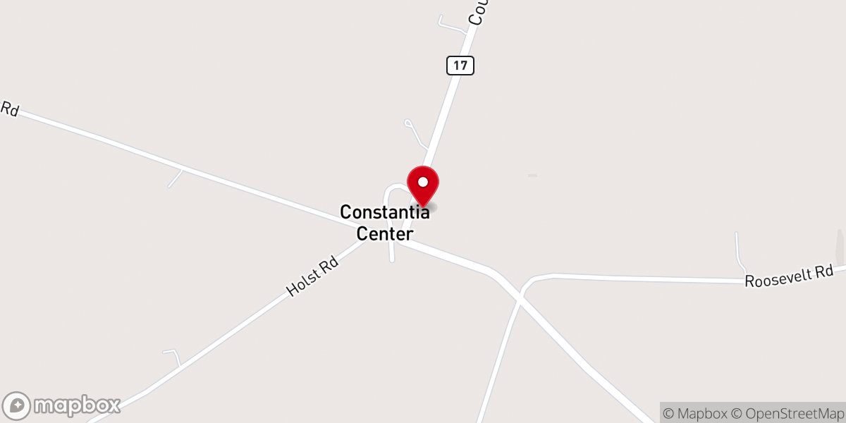 Map showing location of Constantia Center Baptist