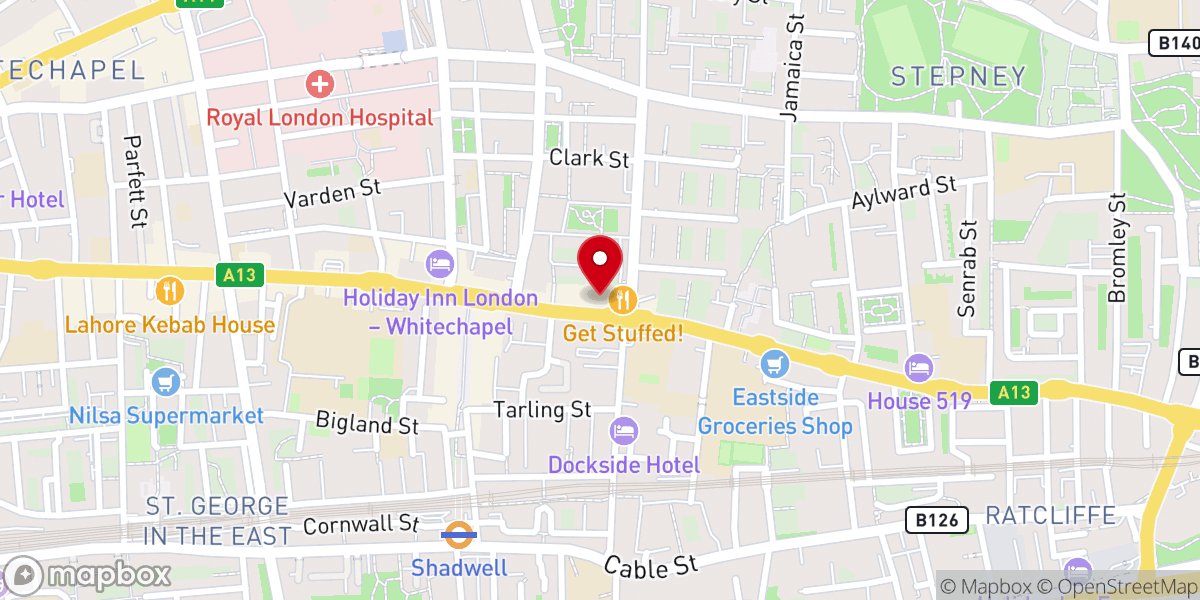 Map showing location of The Congregation of Jacob Synagogue