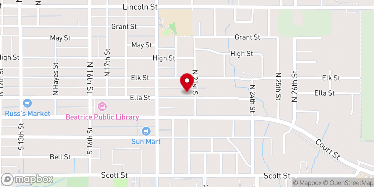 Map showing location of Jurgens William L