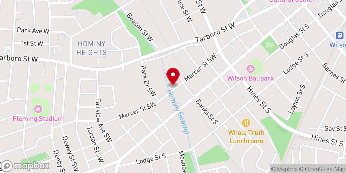 Map showing location of Mary Chapel Church