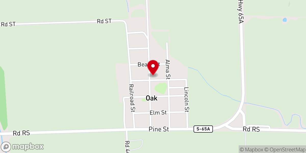 Map showing location of First Community Church