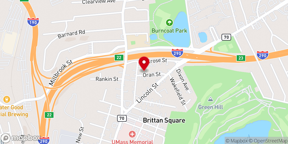 Map showing location of Rhema Gospel Church International