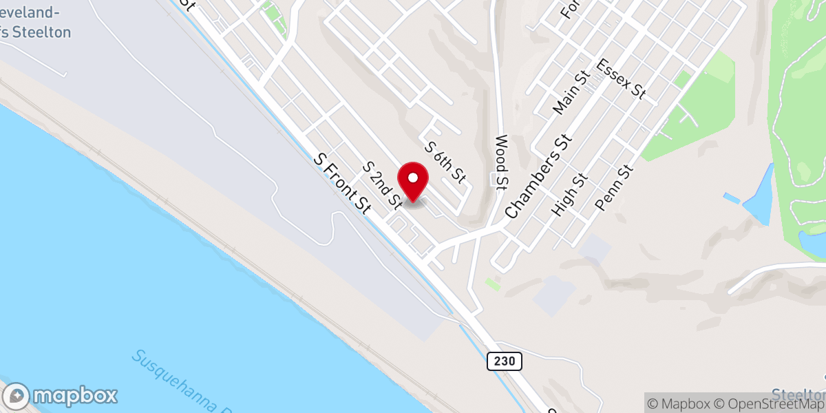 Map showing location of Assumption of the Blessed Virgin Mary Church