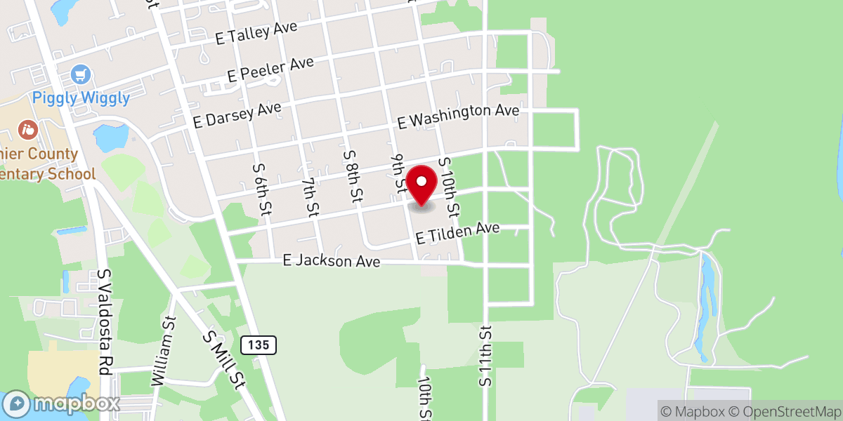 Map showing location of First Born Church