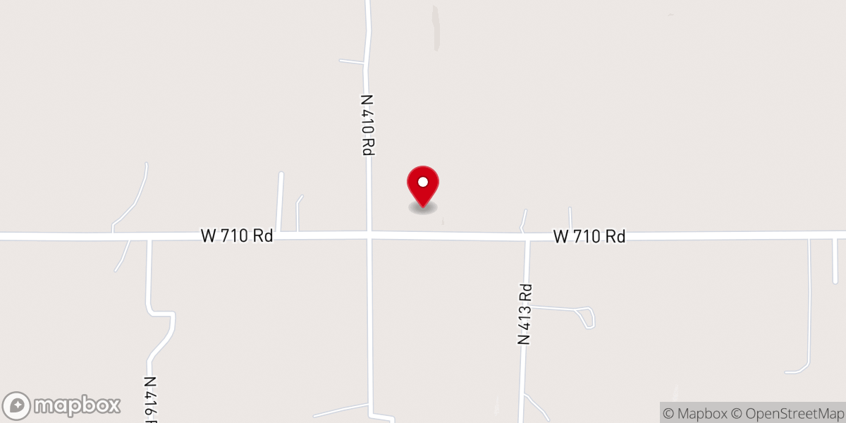 Map showing location of Keener Church