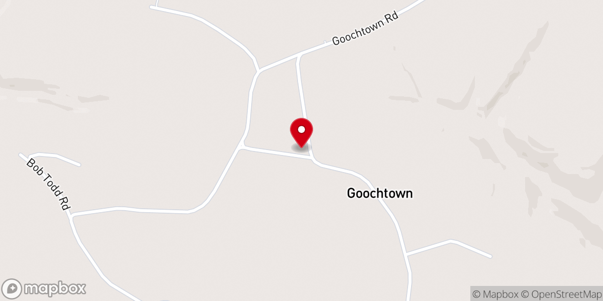 Map showing location of Refuge Baptist Church