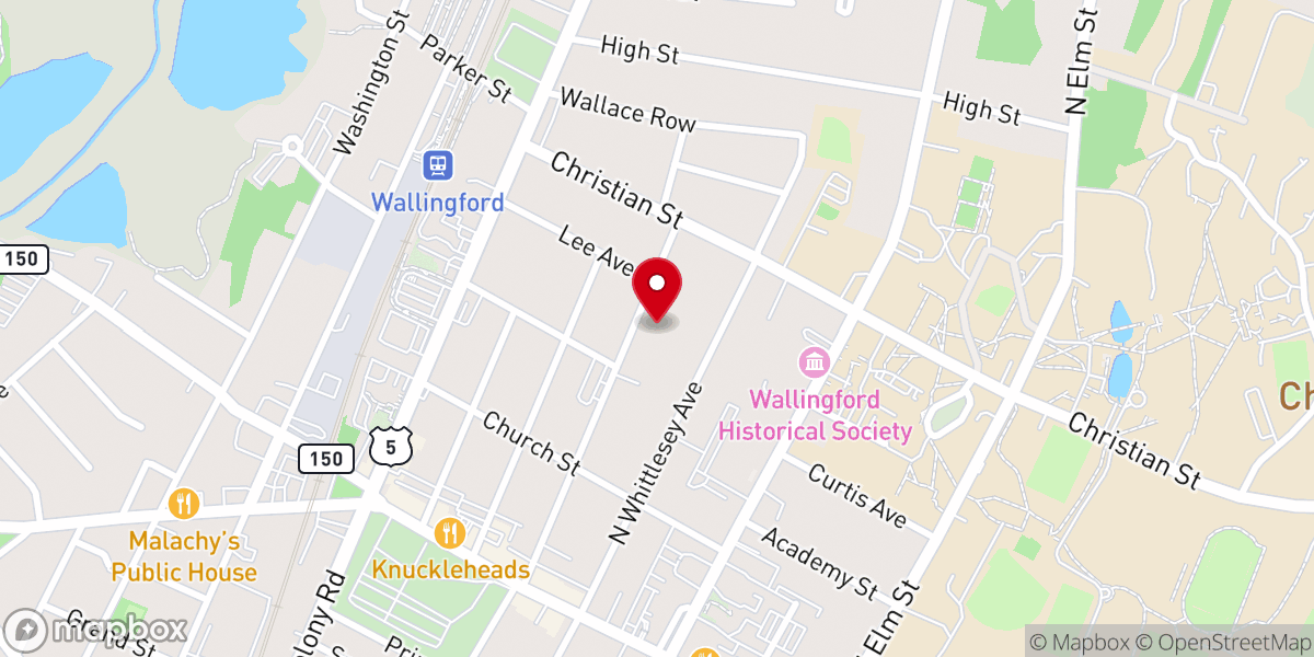Map showing location of SS. Peter & Paul Church Rosary and Meditation Garden