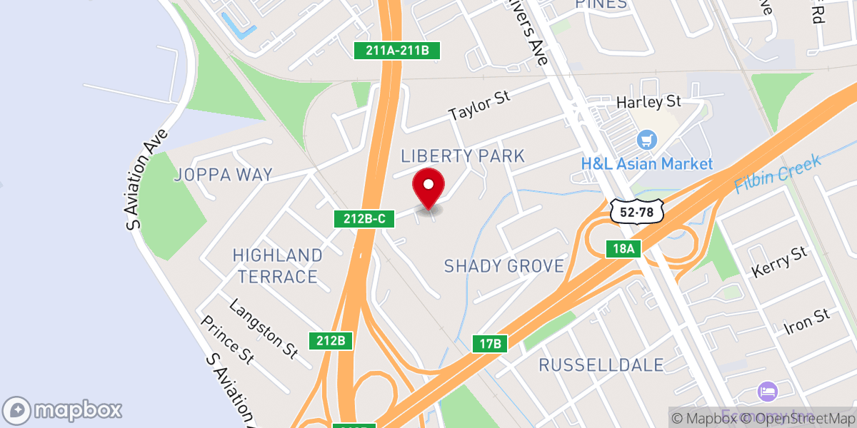 Map showing location of Bethel Pentecostal Holiness Inc