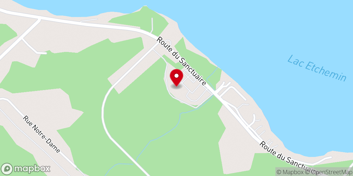 Map showing location of Centre Spiri-Maria