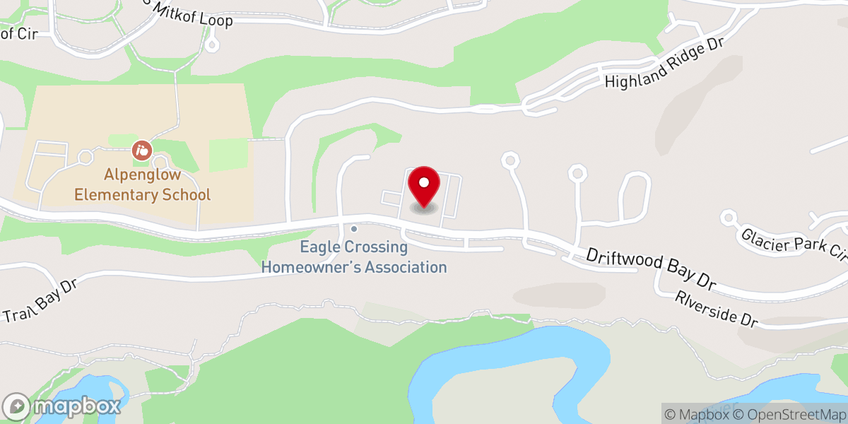 Map showing location of The Church of Jesus Christ of Latter-day Saints - Eagle Crossing