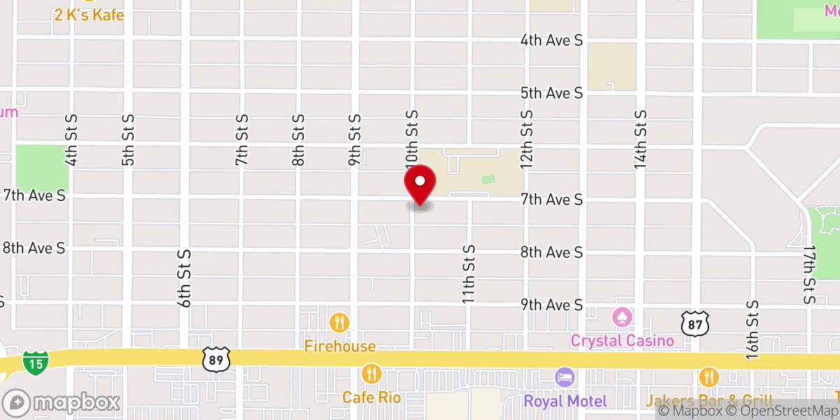 Map showing location of Sovereign Grace Church