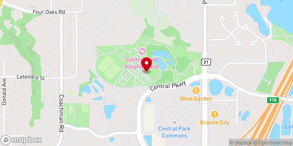 Map showing location of Foundations Christian Fellowship