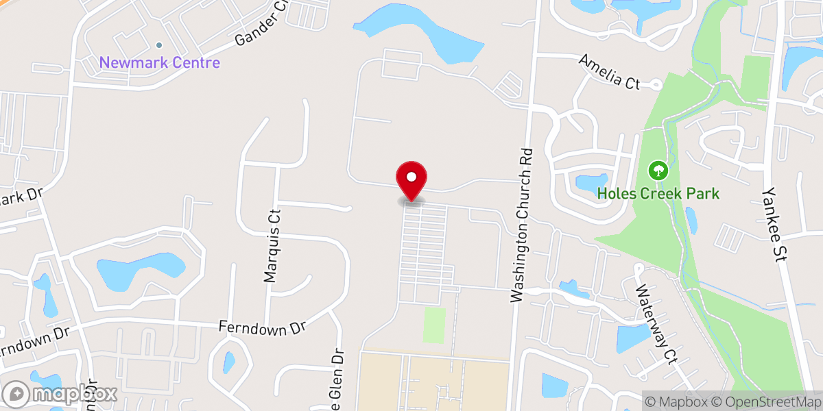 Map showing location of Washington church parking